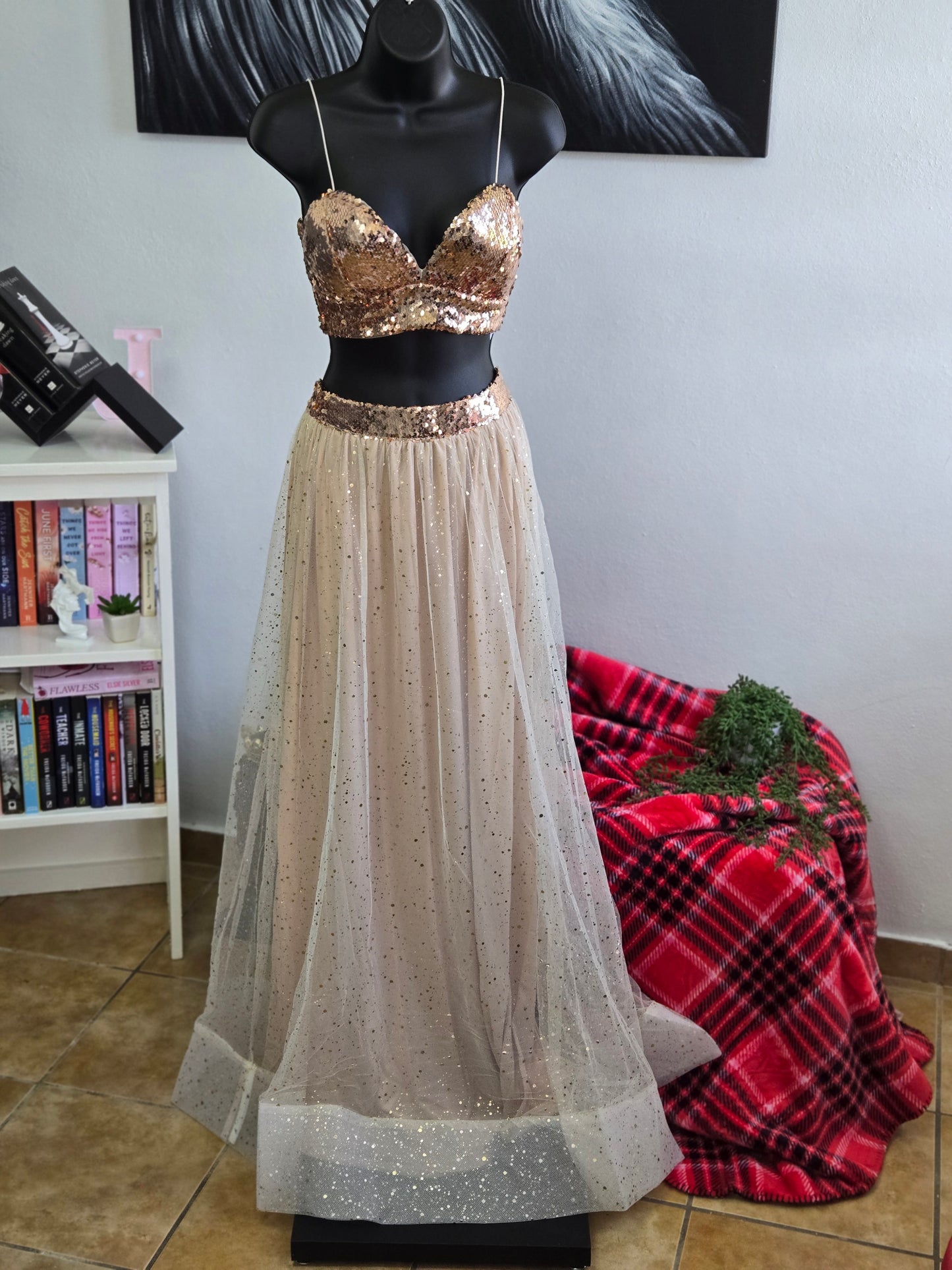 Diosa Squin Skirt Set