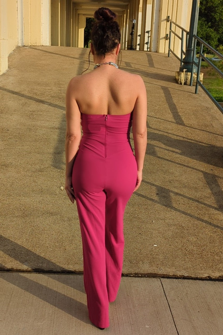 Magenta Jumpsuit